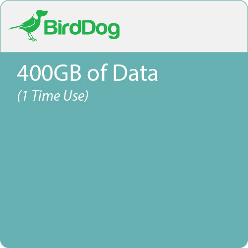 BirdDog 400GB of Data for Cloud (One-Time Use)