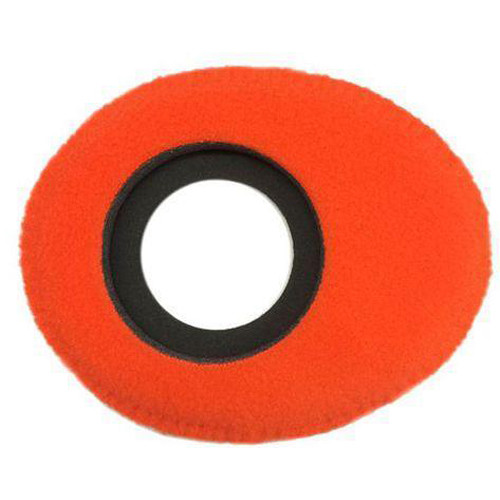 Bluestar Oval Ultra Small Viewfinder Eyecushion (Fleece, Orange)