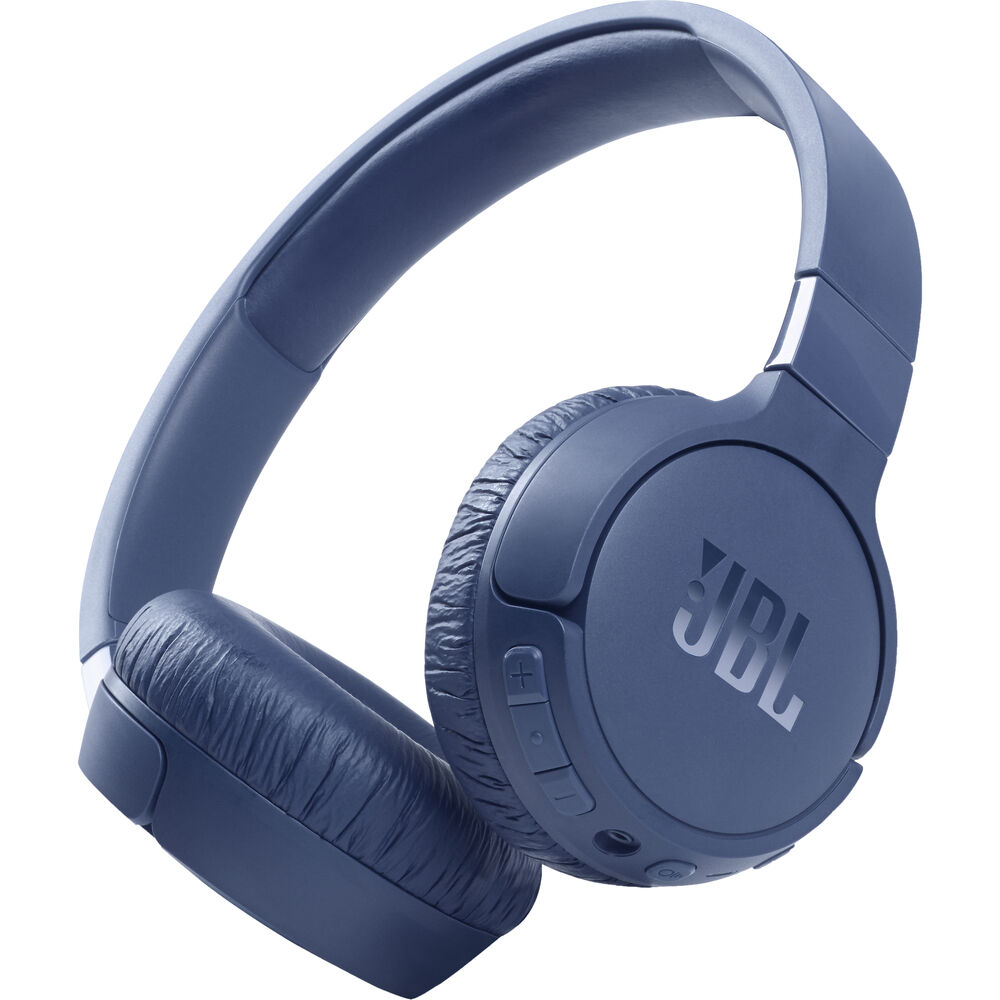 JBL Tune 660NC Noise-Canceling Wireless On-Ear Headphones (Blue)