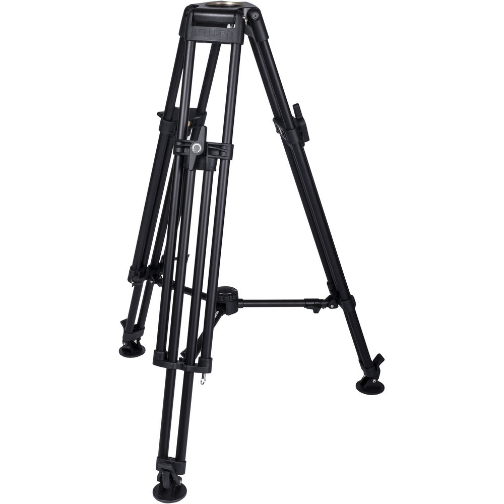 Miller HDC 100 1-Stage Metal Alloy Tripod (Mid-Level Spreader Ready)
