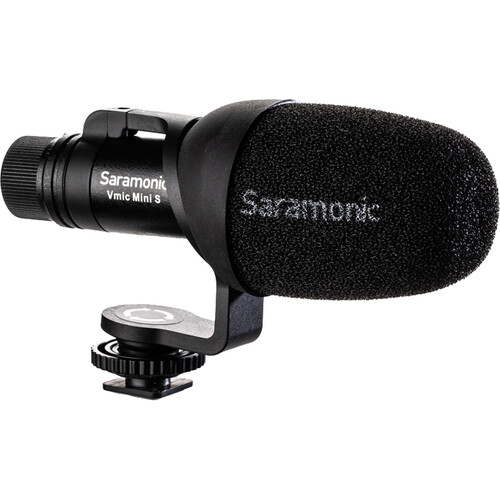 Saramonic Vmic Mini S Multi-Pattern Camera-Mount Shotgun Microphone for Cameras and Smartphones