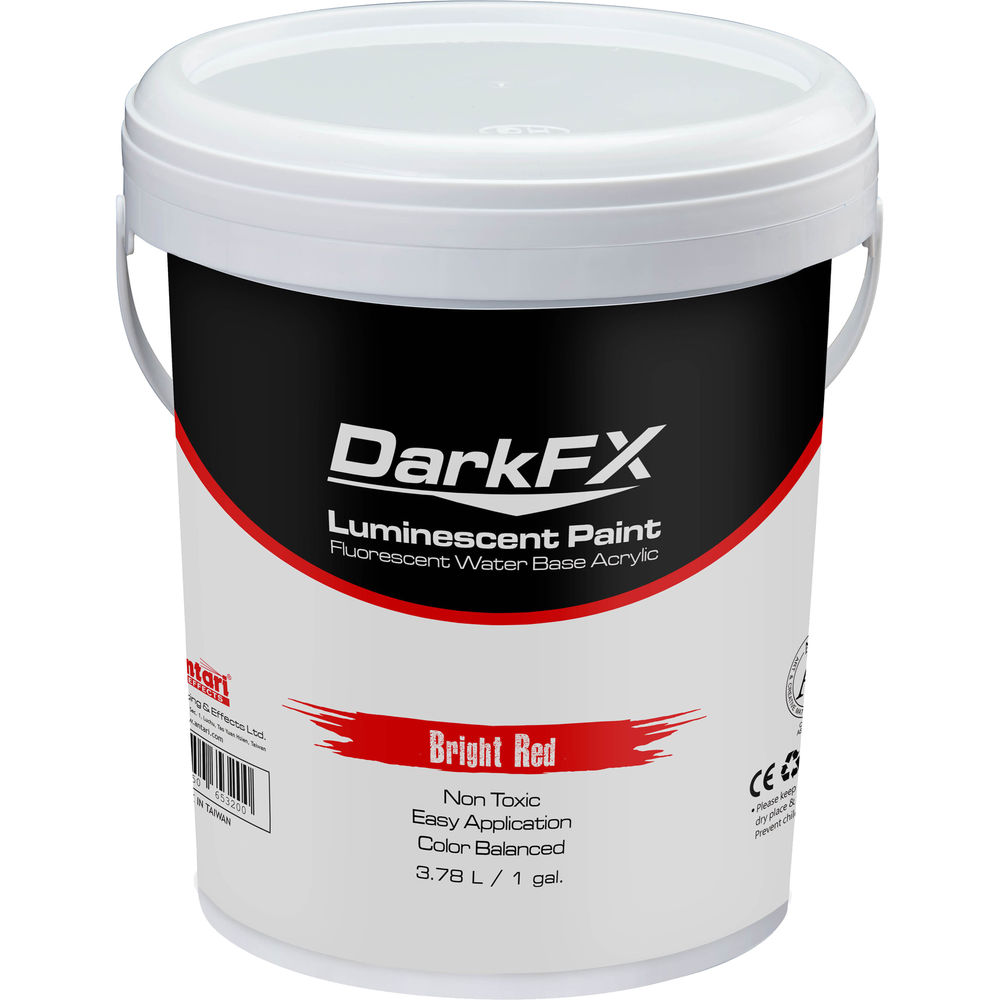 Antari DarkFX UV Paint (Bright Red, 1 Gallon)