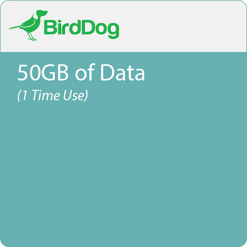 BirdDog 50GB of Data for Cloud (One-Time Use)