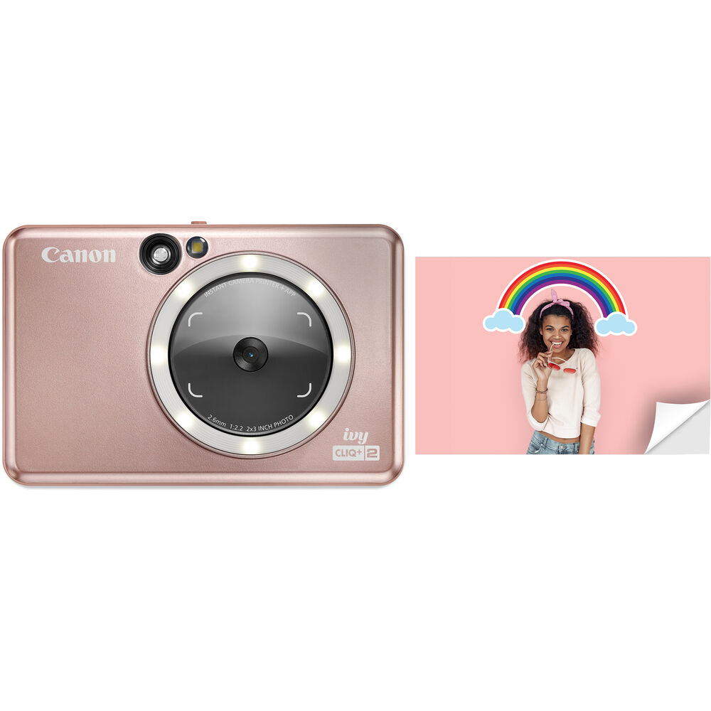 Canon IVY CLIQ+2 Instant Camera Printer (Rose Gold)