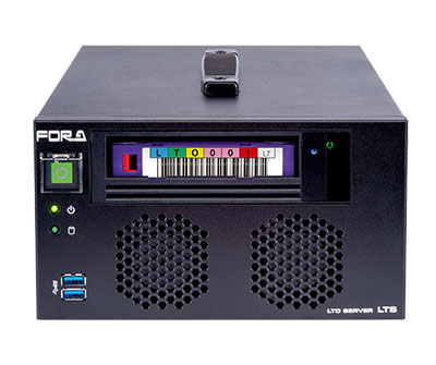 For.A LTS-70 LTO-7 server that provides high-capacity archiving and backup for video and audio media