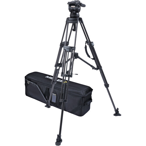 Miller CX14 Sprinter II 2-Stage Carbon Fiber Tripod System with Rubber Feet and Mid-Level Spreader
