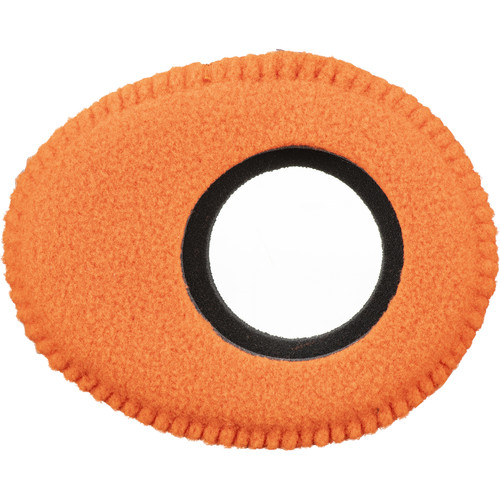 Bluestar Oval Large Viewfinder Eyecushion (Fleece, Orange)