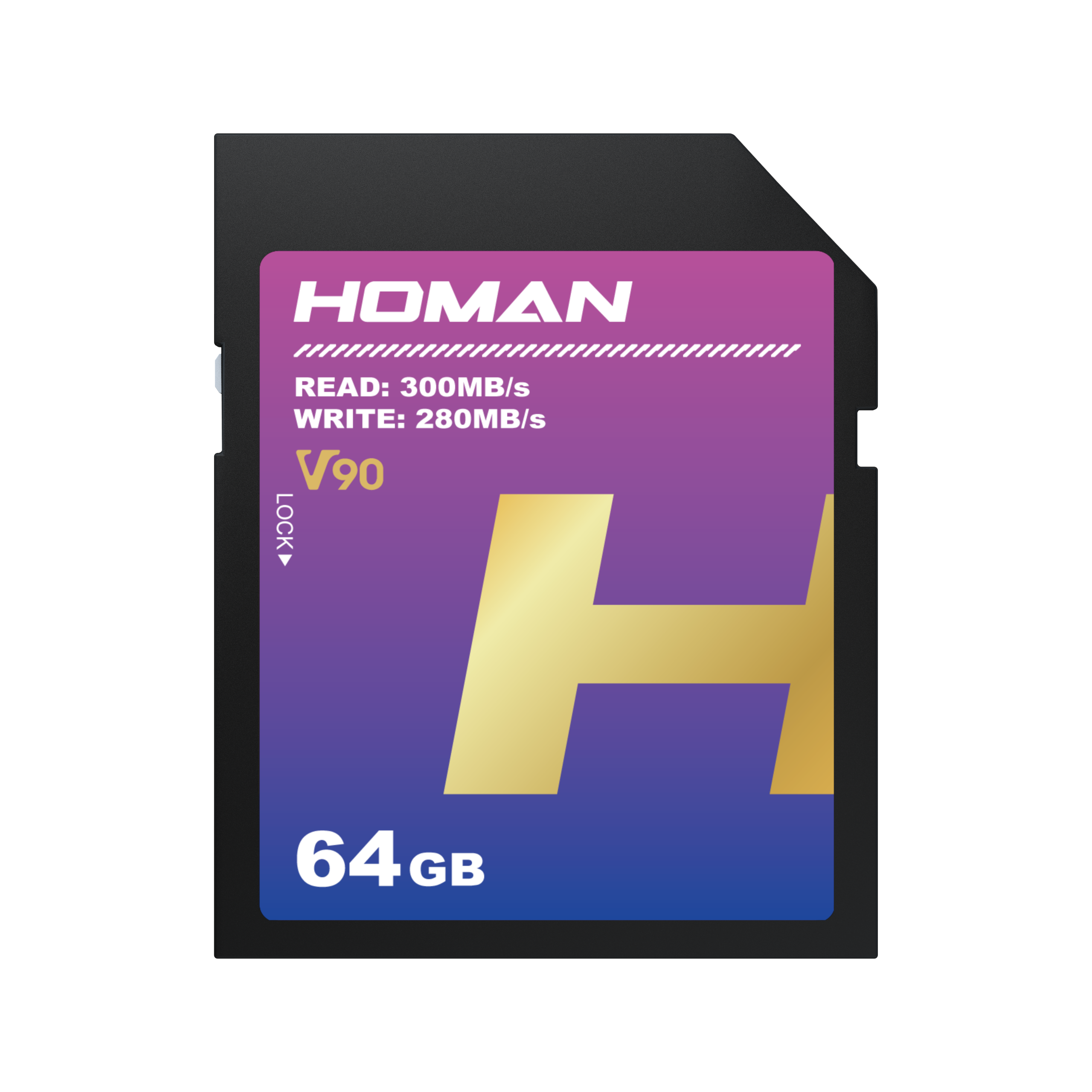 HOMAN UHS-II SD Card V90 64GB