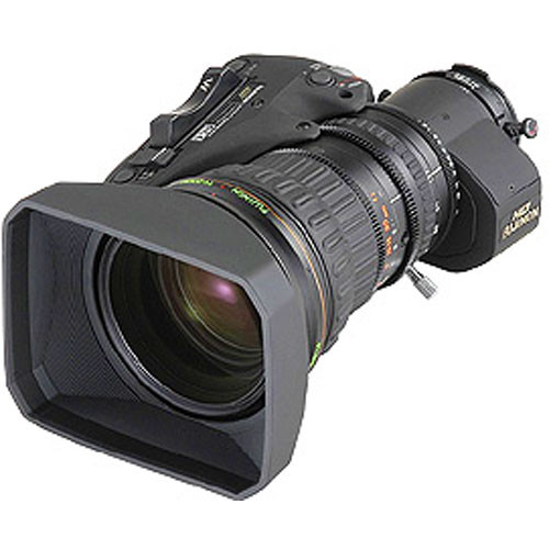 Fujinon HS18x5.5BERD-S 18x 1/2" XDCAM HD Lens with 2x Extender, Servo Focus and Zoom