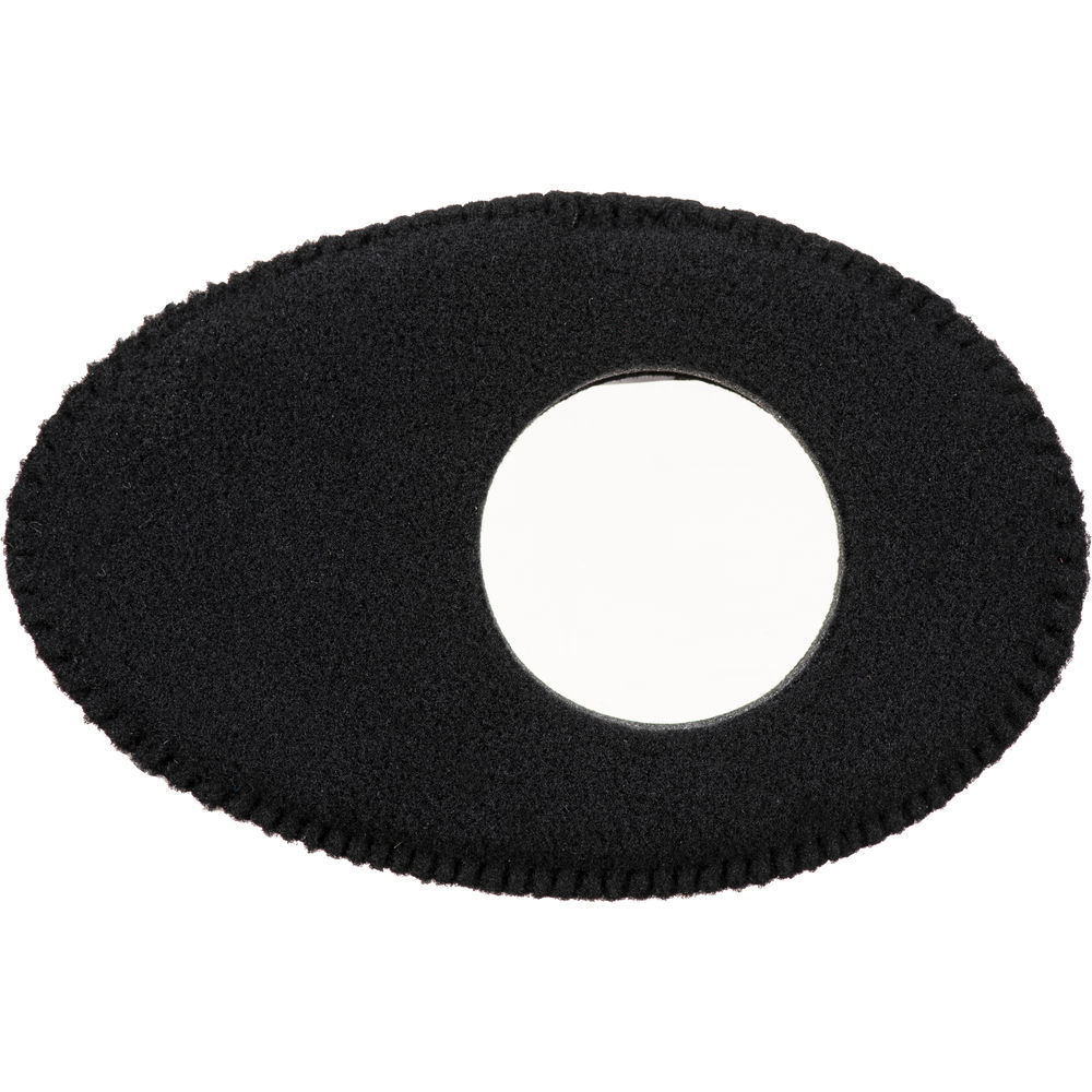 Bluestar Oval Long Viewfinder Eyecushion (Fleece, Black)