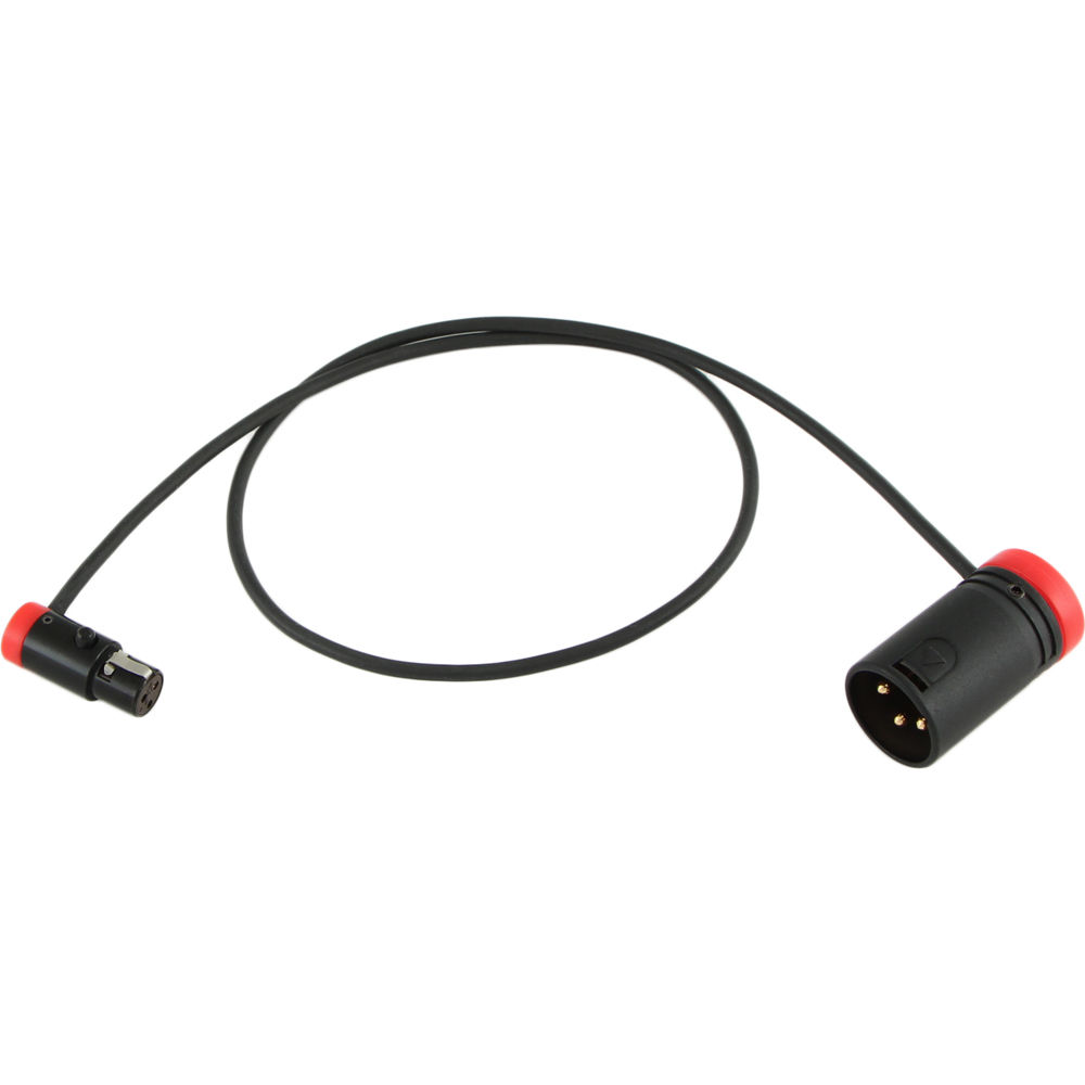 Cable Techniques CT-LPS-3TMX Low-Profile TA3F to LXPXLR-3M Cable (18", Red)