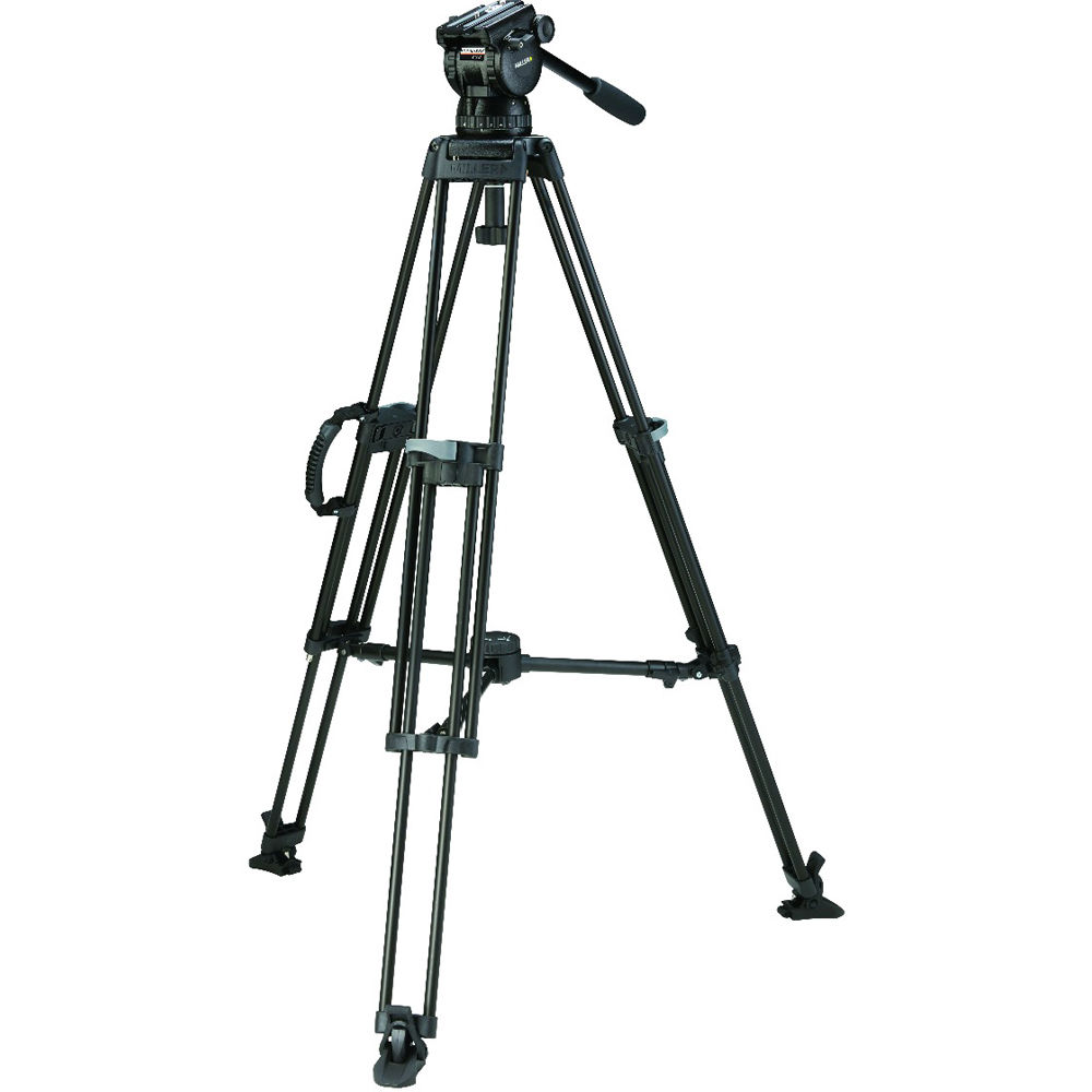 Miller CX10 Sprinter II 1-Stage Alloy Tripod System with Mid-Level Spreader