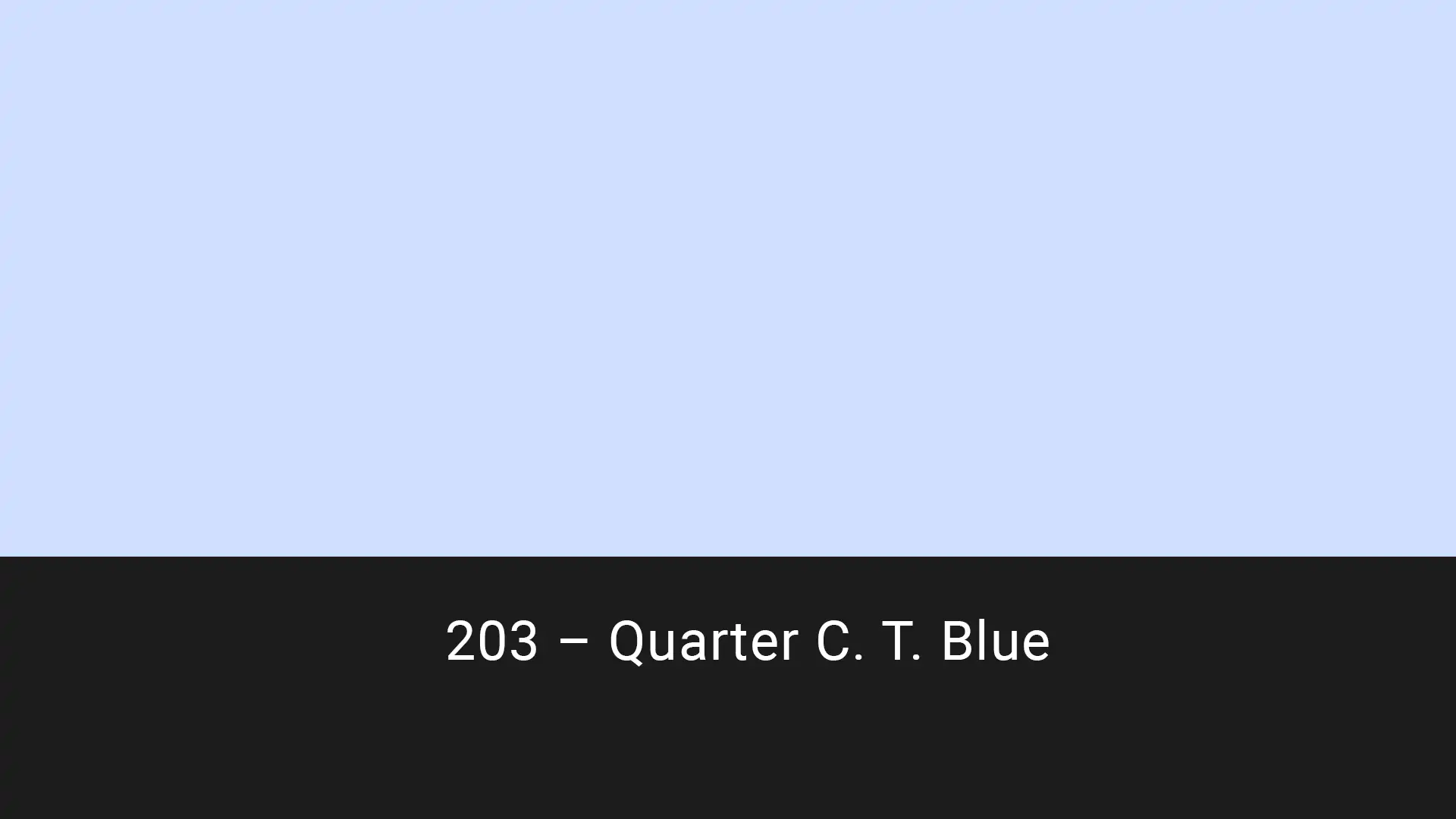 Cotech filters 203 Quarter C.T. Blue