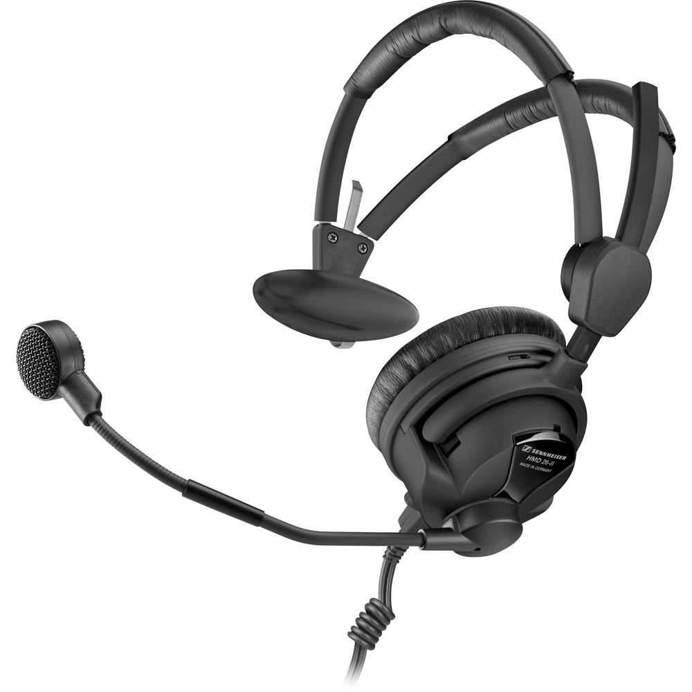 Sennheiser Single-Sided Broadcast Headset with Hyper-Cardioid Dynamic Microphone (600 Ohms)