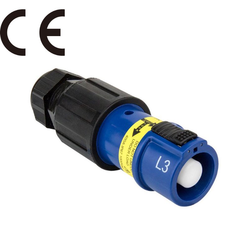 KUPO PowerFit Single-pole Line Source Connector- Line 3 Blue