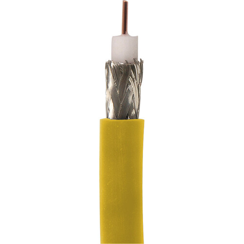 Canare L-4CFB RG59 HD-SDI Coaxial Cable (656', Yellow)