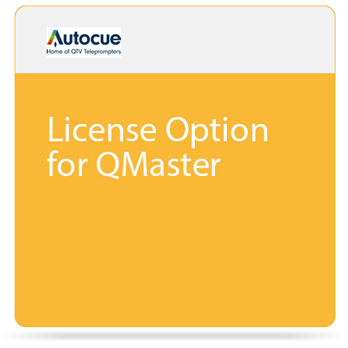 Autocue License Option for QMaster