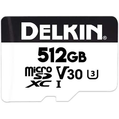 Delkin Devices 512GB Hyperspeed UHS-I SDXC Memory Card with SD Adapter