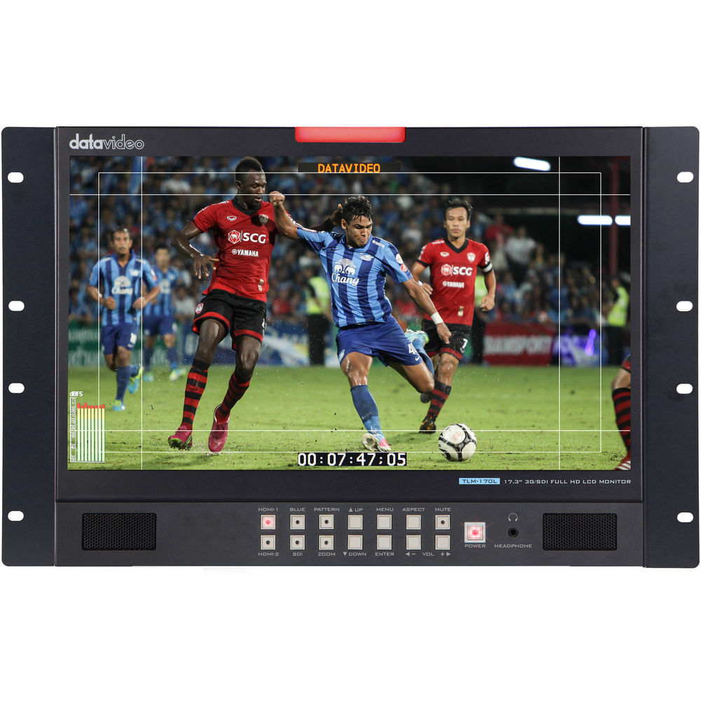 Datavideo TLM-170LR 17.3" Full HD Rackmount Monitor with 3G-SDI & HDMI