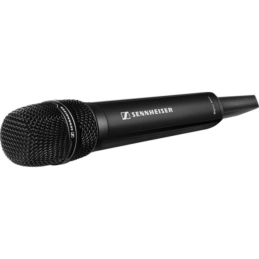 Sennheiser SKM 9000 COM Digital Handheld Wireless Microphone Transmitter with No Mic Capsule & No Battery Pack (A5-A8 US: 550 to 608 MHz, Black)