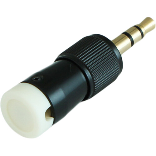 Cable Techniques CT-LPS-T35-W Low-Profile Right-Angle 3.5mm TRS Screw-Locking Connector (White)