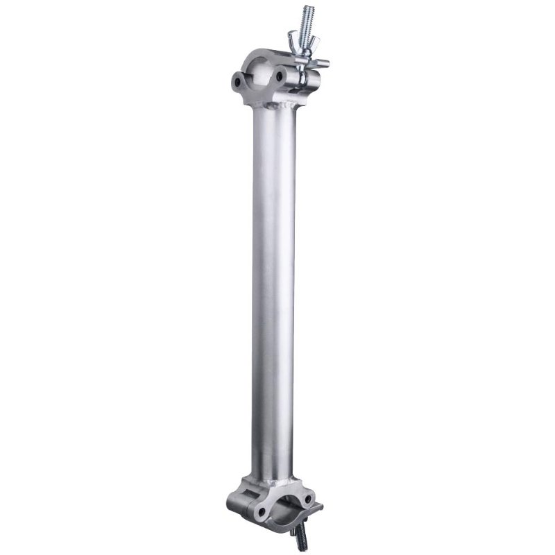 KUPO 1000mm Cross Pipe to Pipe Coupler - Silver
