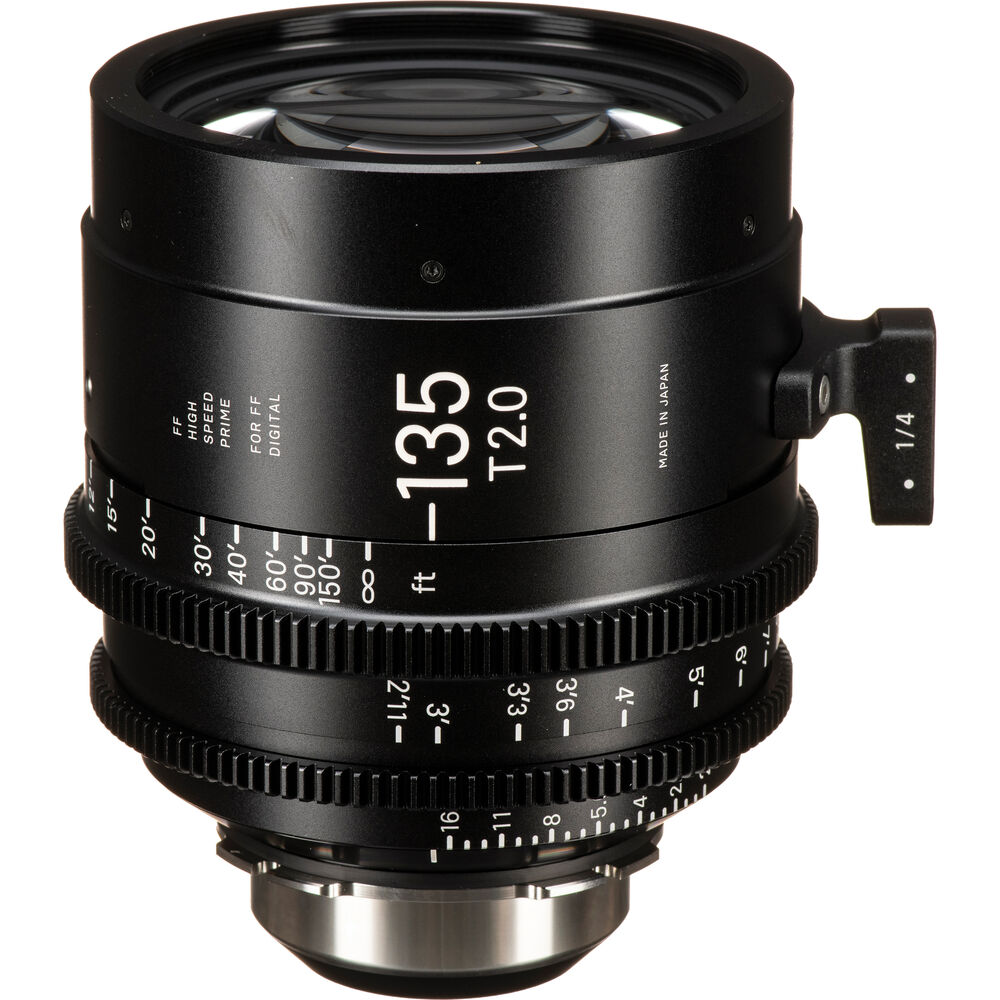 Sigma 135mm T2 FF High-Speed Cine Prime with /i Technology (PL Mount, Feet)