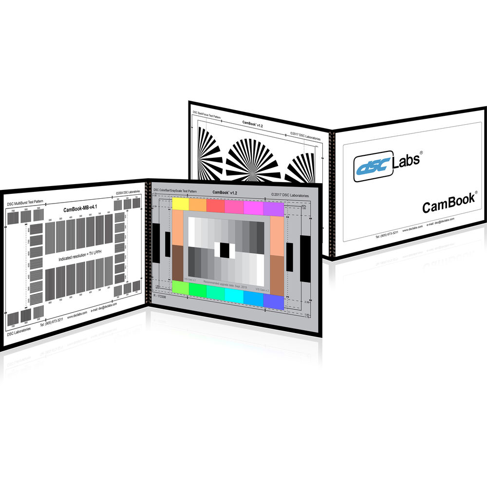 DSC Labs CamBook Calibrating Chart Bundle