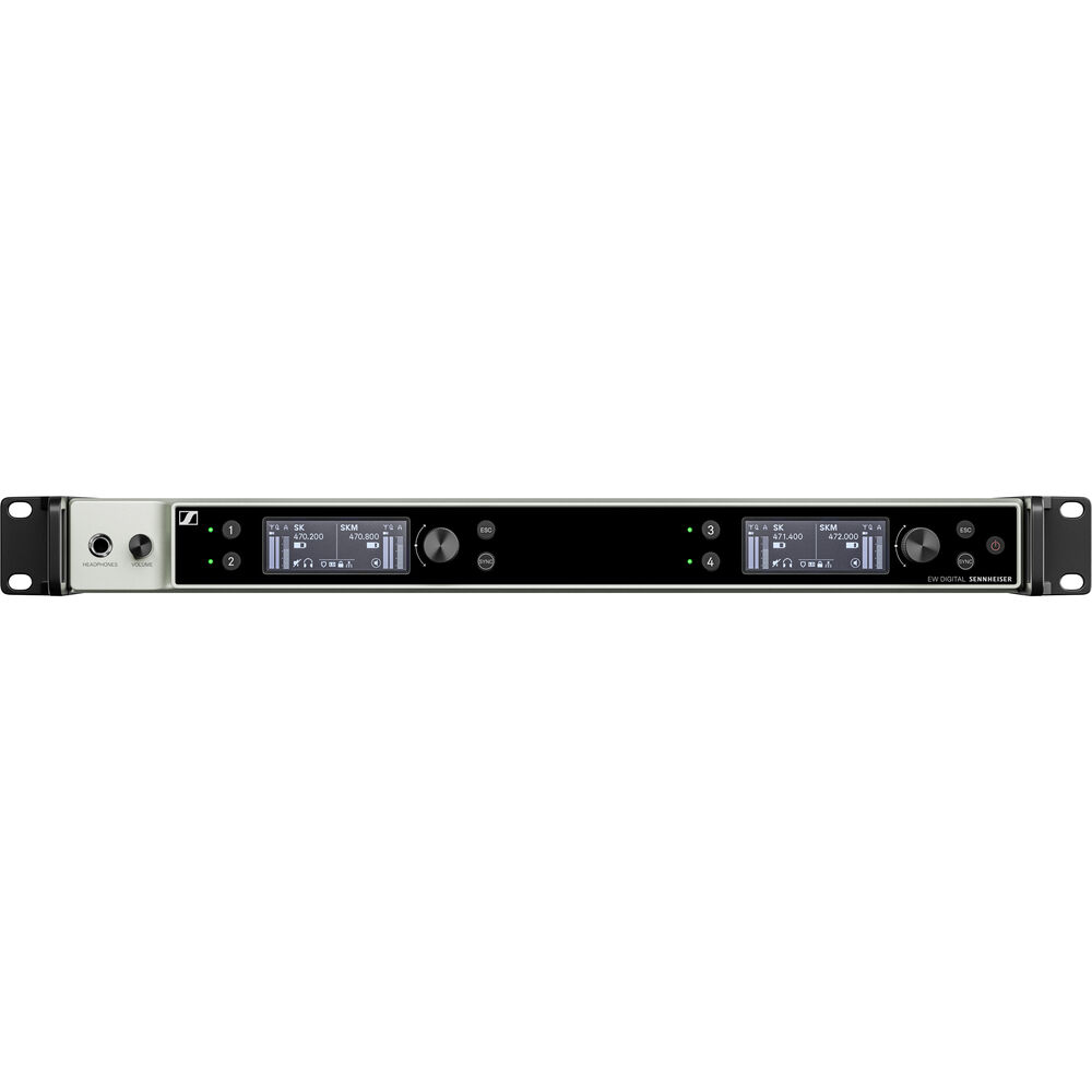 Sennheiser EW-DX EM 4 DANTE Four-Channel Digital Rackmount Receiver with Dante (Q1-9: 470 to 550 MHz)