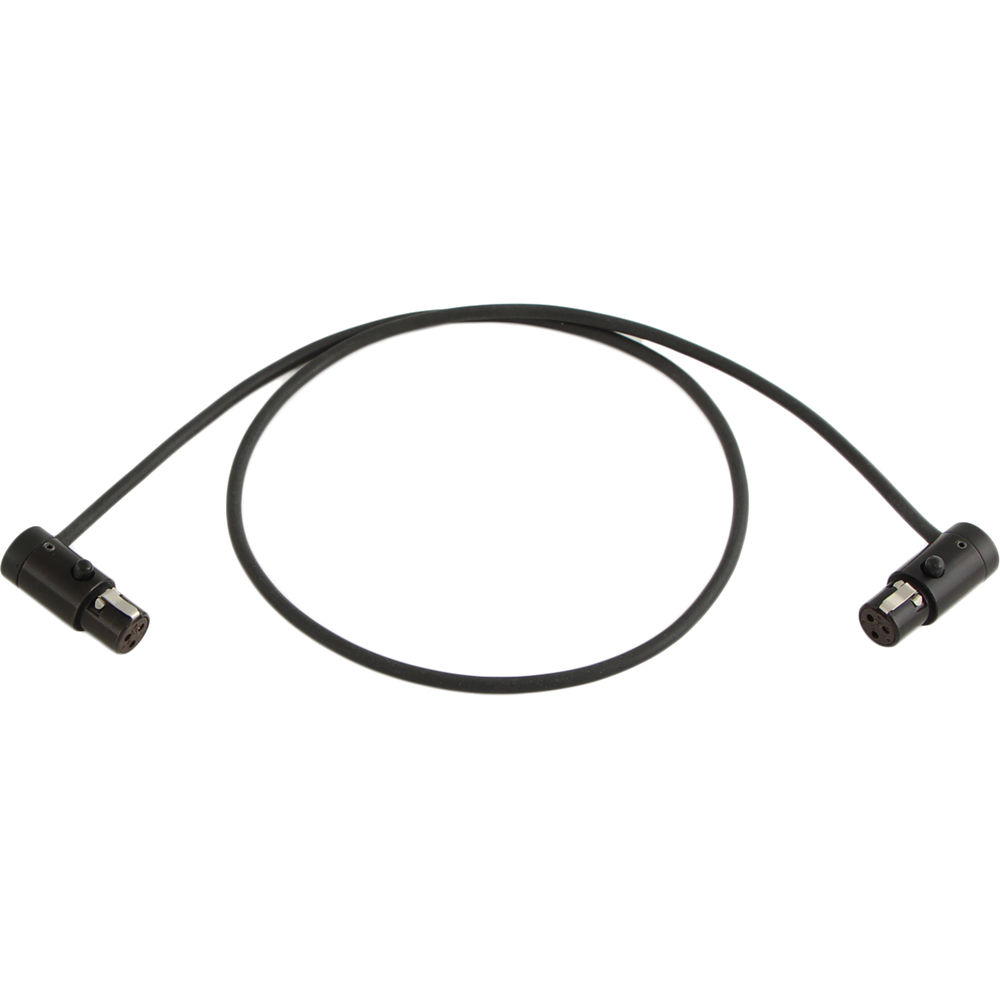Cable Techniques CT-LPS33-18K LPS Low-Profile TA3F to TA3F Cable (18", Black)