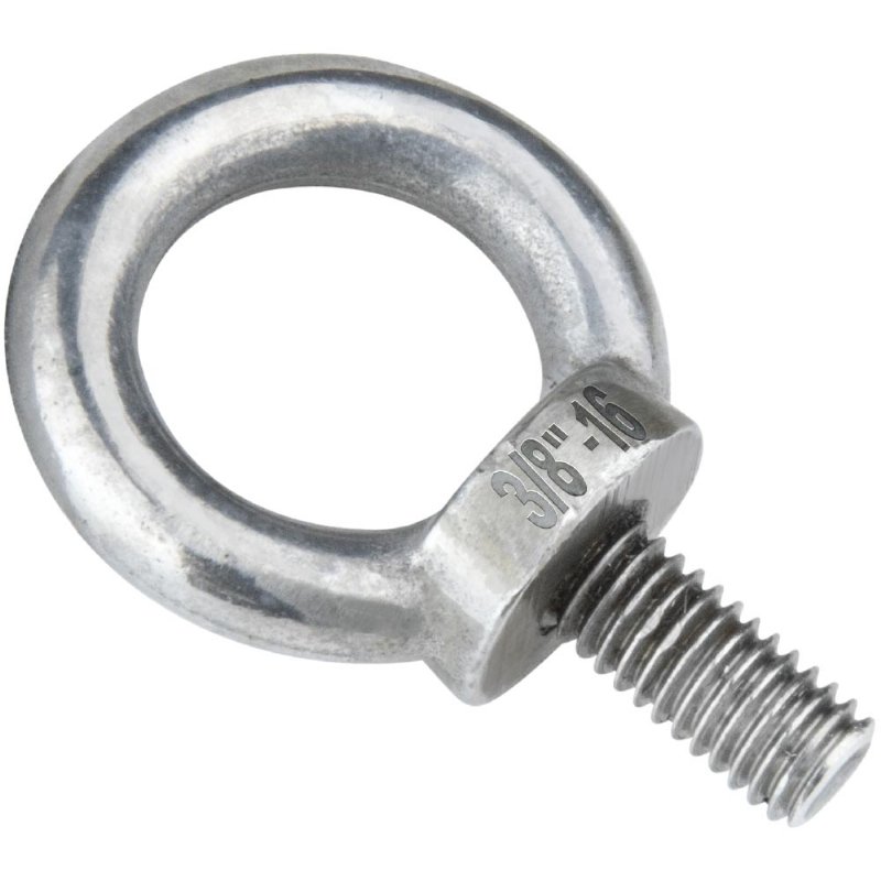 KUPO Ring Bolt 3/8"-16 X 20mm Stainless Steel, Long Thread