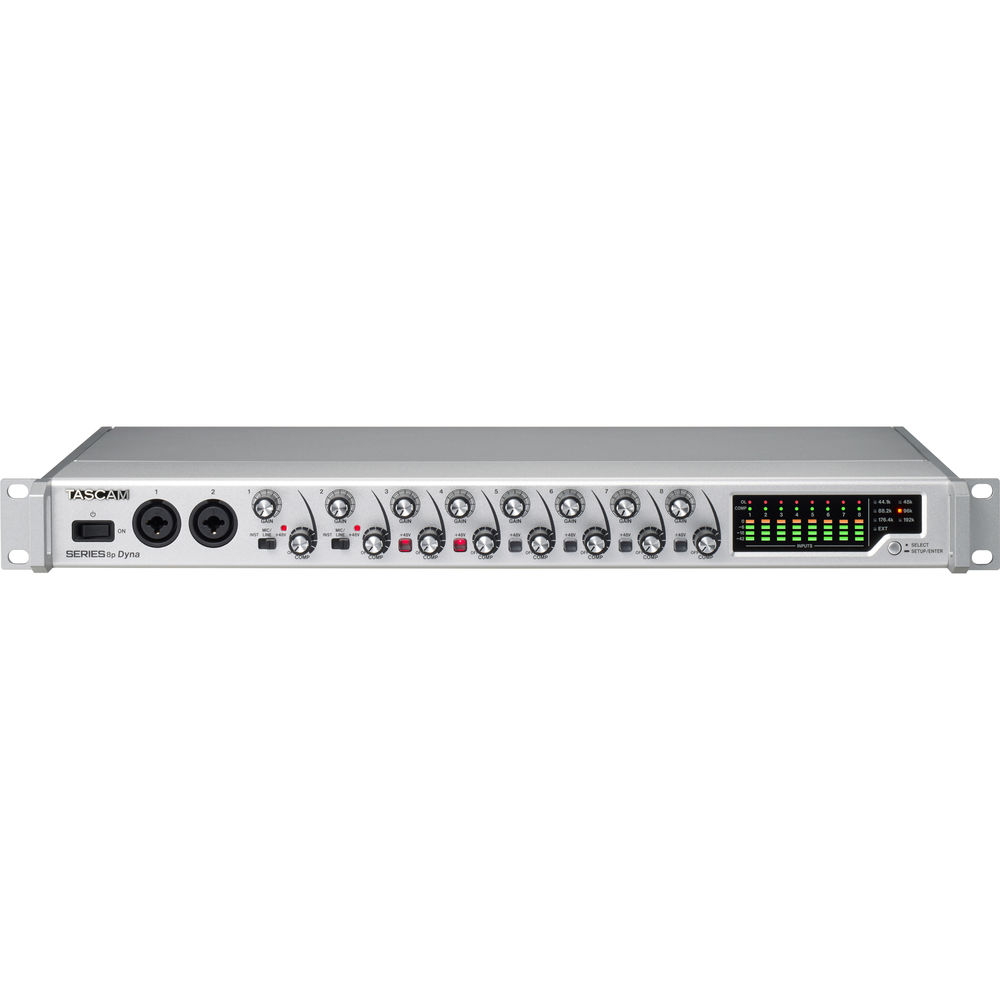 TASCAM SERIES 8p Dyna 8-Channel Mic Preamp with Built-In Analog Compressor and Digital I/O