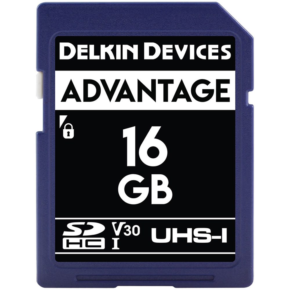 Delkin Devices 16GB Advantage UHS-I SDHC Memory Card