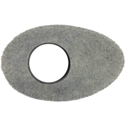 Bluestar Oval Long Viewfinder Eyecushion (Fleece, Gray)
