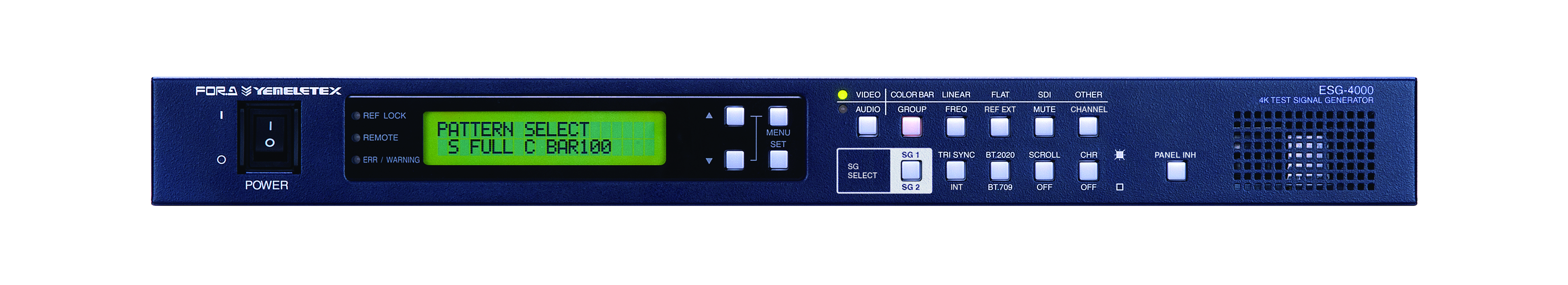 For.A 4K - HD Test Signal Generator (3G,SQD And 2SI) With SDI Embedded Audio And MADI Support"