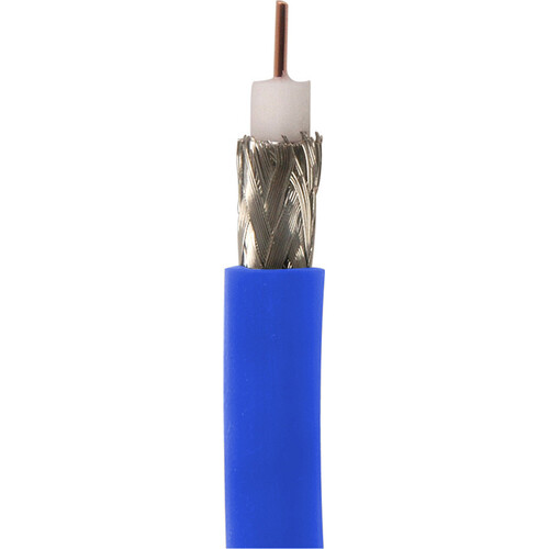 Canare L-4CFB RG59 HD-SDI Coaxial Cable (656', Blue)