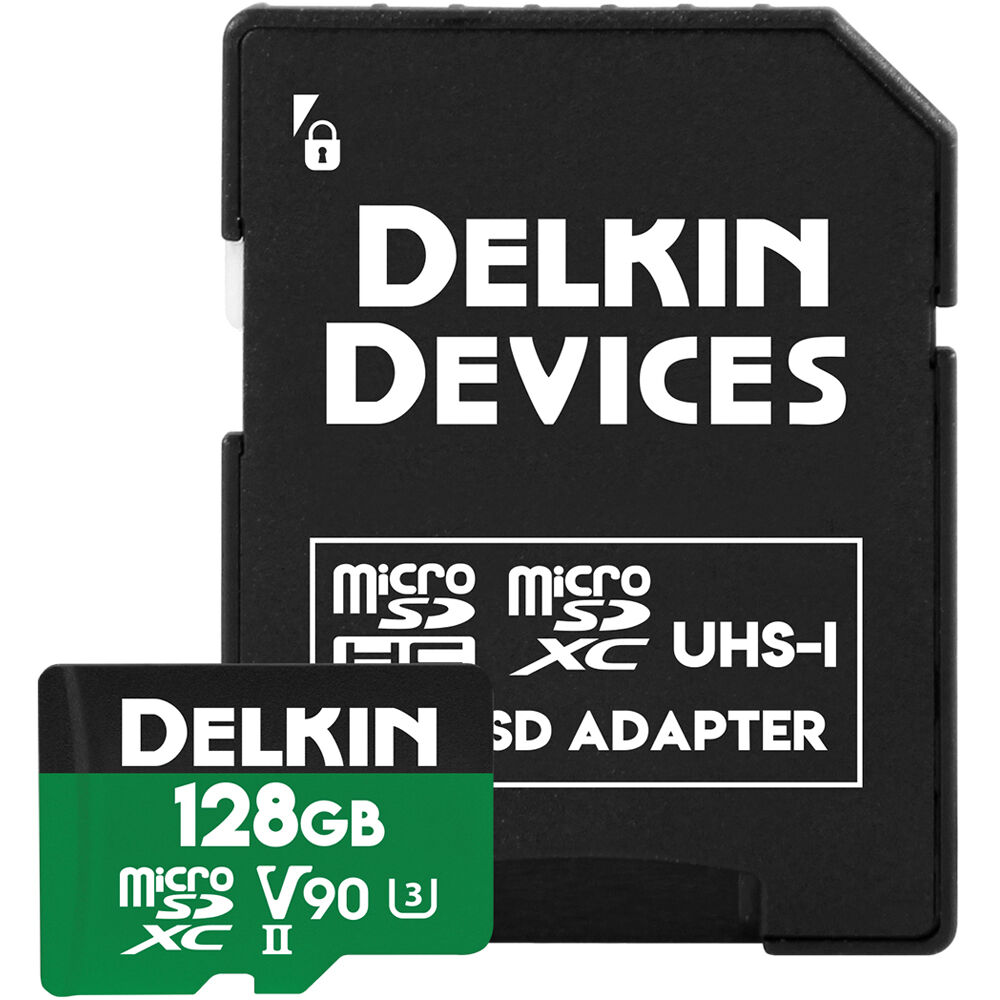 Delkin Devices 128GB POWER UHS-II microSDXC Memory Card