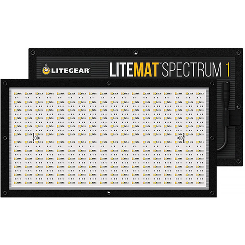 Litegear LiteMat Spectrum 1 RGB LED Light Panel (Edison Power Cable)