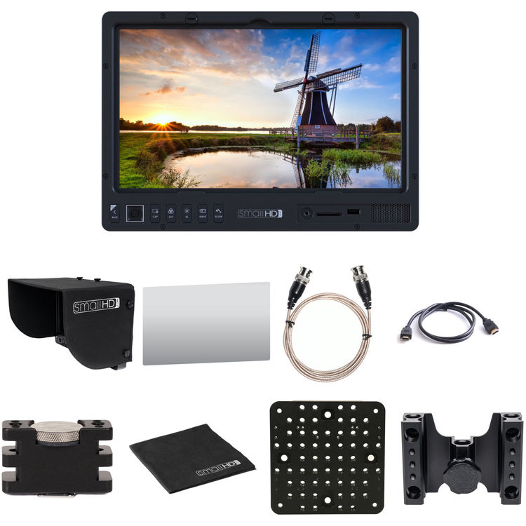 SmallHD 1303 HDR 13" Production Monitor Kit with Hood, Screen Protector, Mounting Accessories & Cables (Promo)