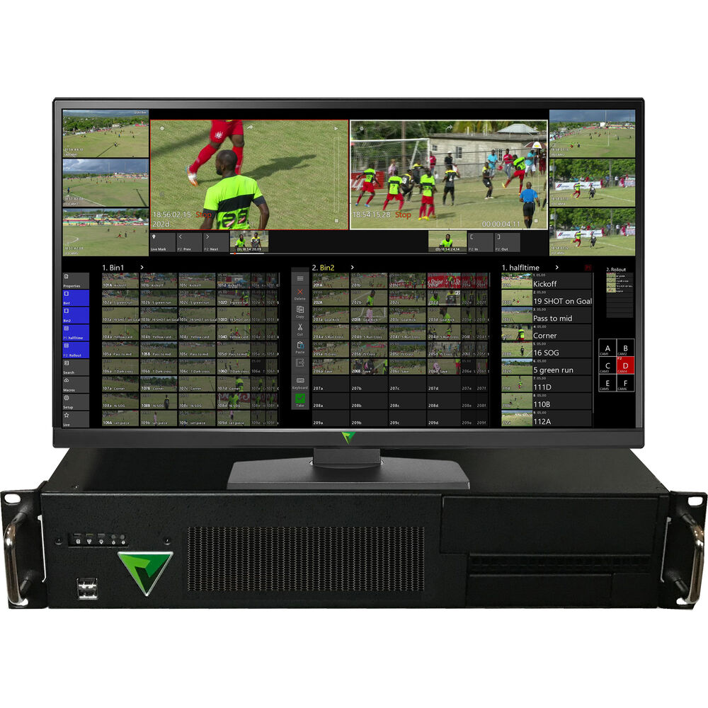 For.A Replay System with 6 HD-SDI/3G-SDI Inputs and 2 HD-SDI/3G-SDI Outputs