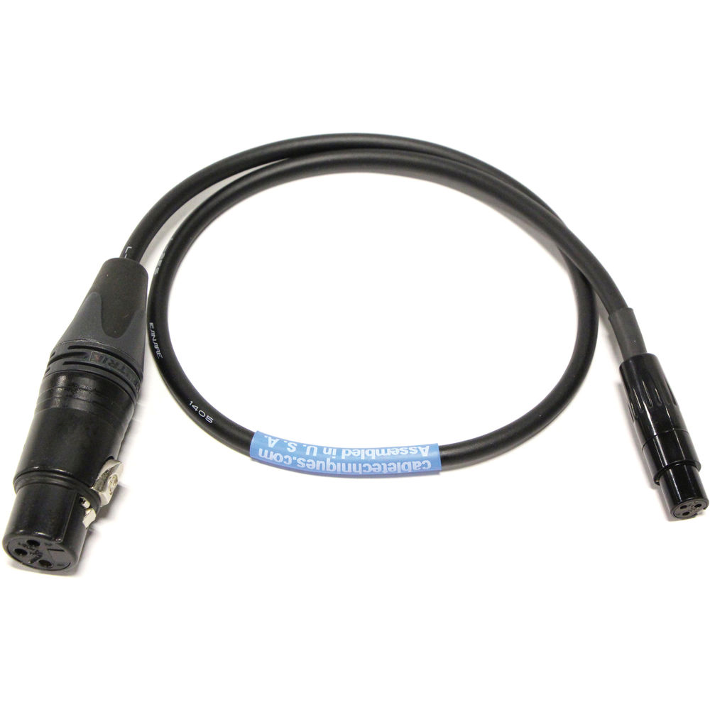 Cable Techniques CT-PXFT-18 XLR-3F to TA3F Cable for Sound Devices (18")