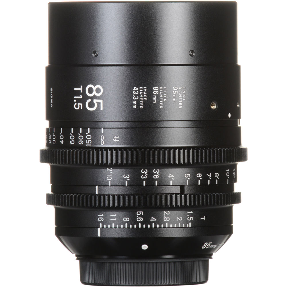 Sigma 85mm T1.5 FF High-Speed Prime (Sony E-Mount, Feet)