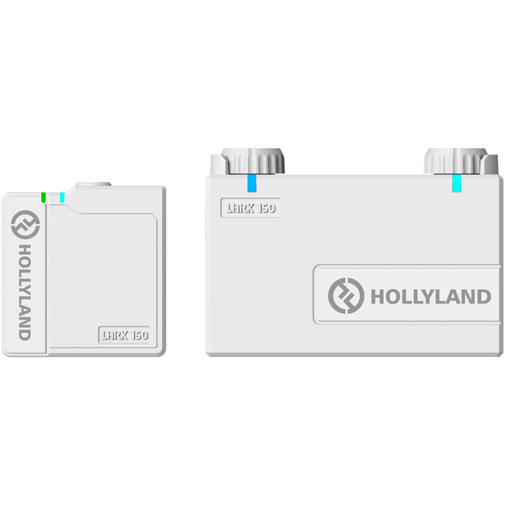 Hollyland LARK 150 Solo Wireless Microphone System (2.4 GHz, White)