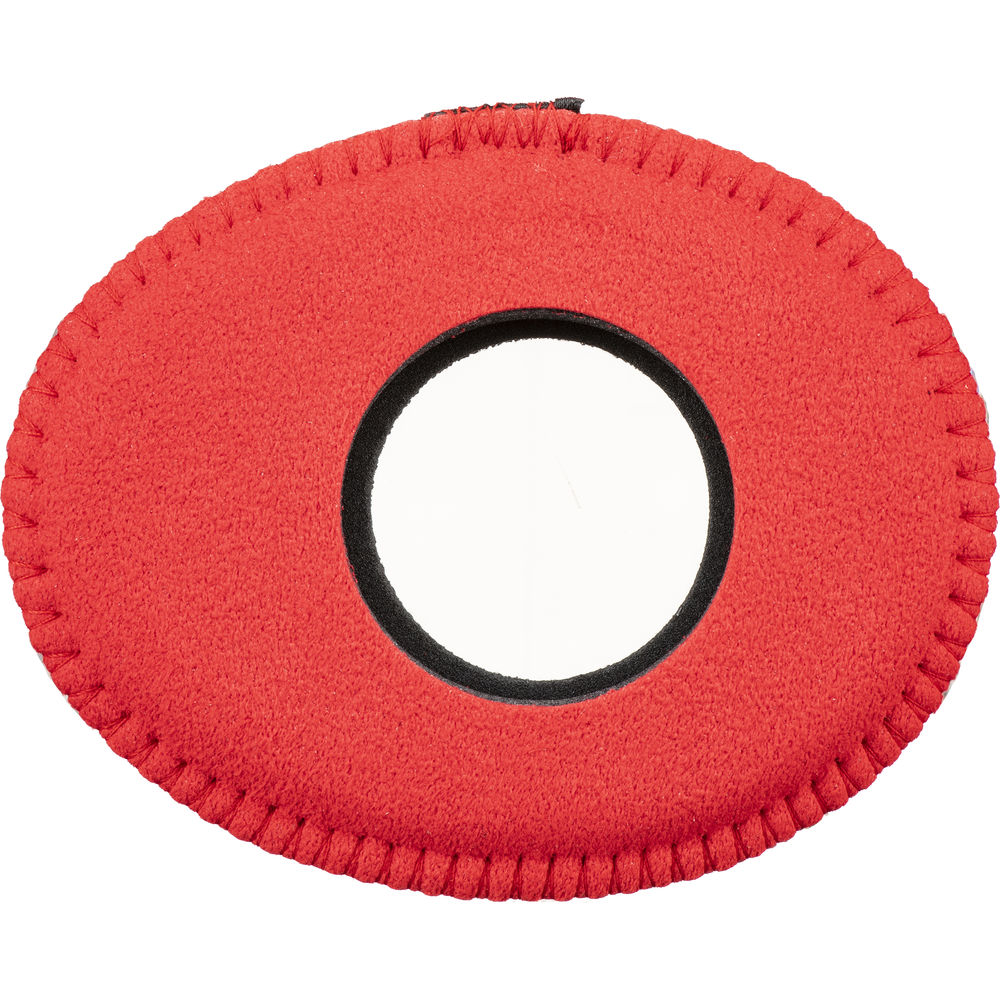 Bluestar Oval Small Viewfinder Eyecushion (Ultrasuede, Red)