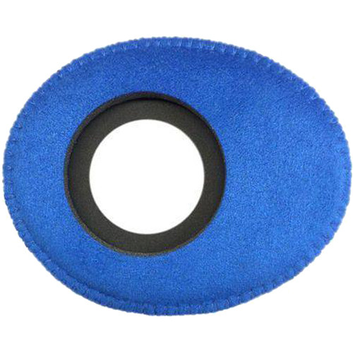 Bluestar Oval Ultra Small Viewfinder Eyecushion (Ultrasuede, Blue)