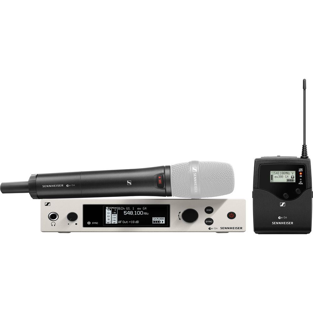 Sennheiser EW 300 G4-BASE COMBO Wireless Microphone System with No Mics (AW+: 470 to 558 MHz)