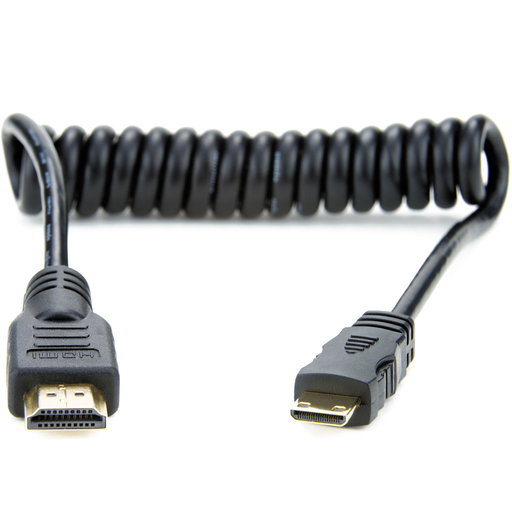 Atomos Coiled Mini-HDMI to HDMI Cable (11.8 to 17.7")