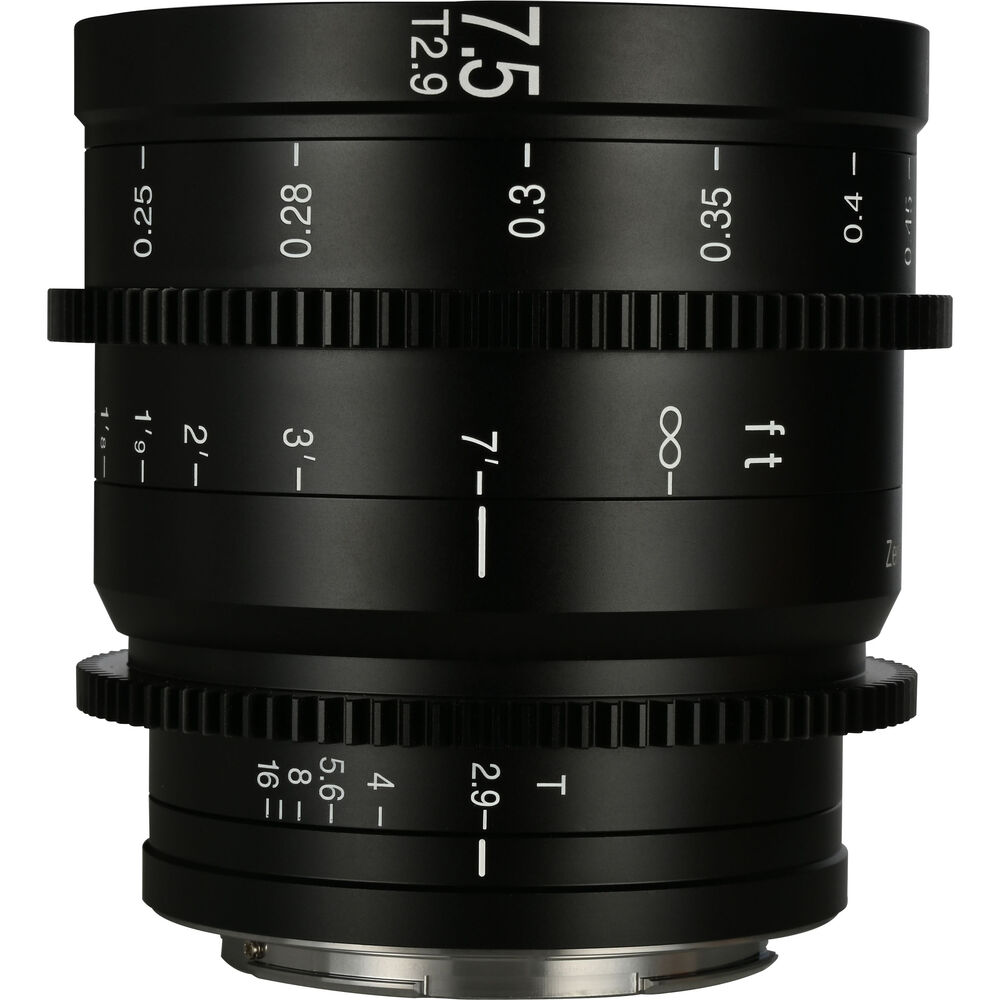 Venus Optics Laowa Zero-D S35 7.5mm T/2.9 Cine Lens (Nikon Z, Feet/Meters)