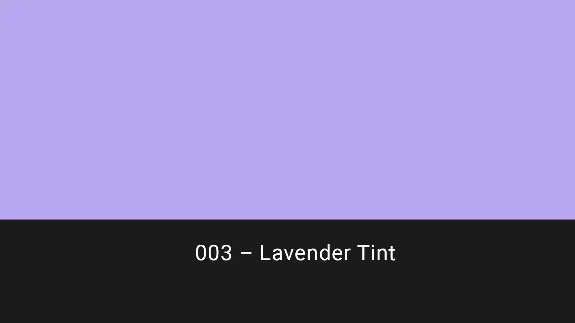 Cotech filters 003 Lavender Tint