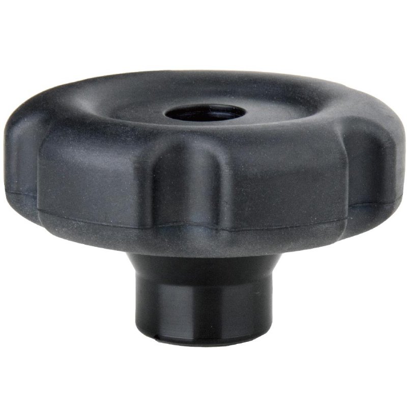 KUPO Plastic Lobe Knob With Rubber Cover; Dia.76 MM; M10 X 12.6